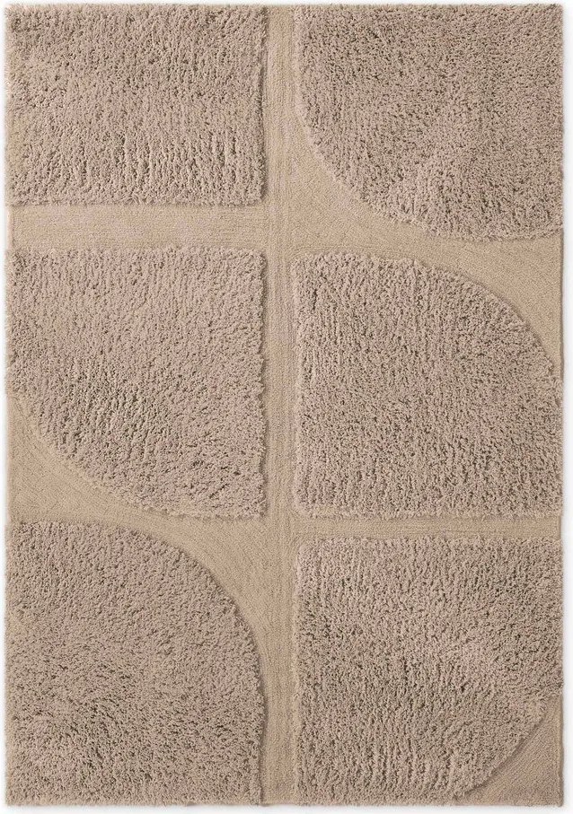 Covor bej țesut manual 200x300 cm Lambeth Jasper – Ted Baker