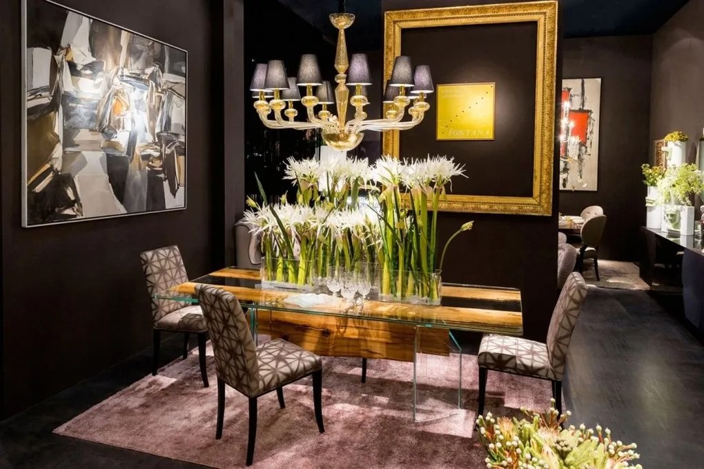 Aranjament floral, decor festiv, design LUX SPIDERLILLY, 65x85cm