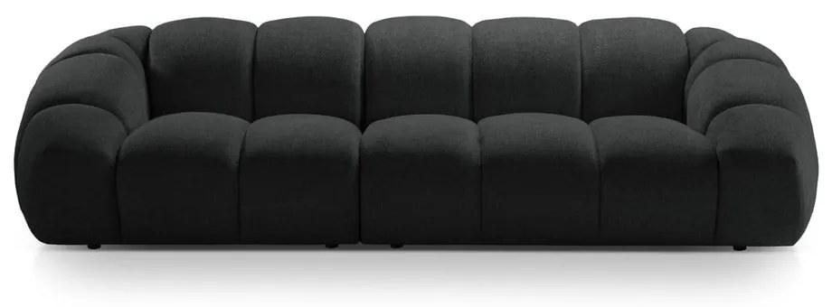 Canapea neagră 294 cm Diana – Micadoni