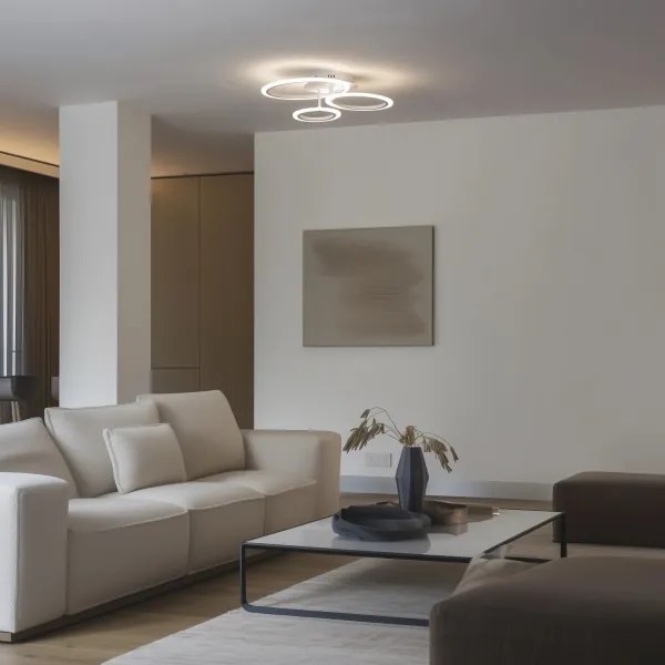 Lustră LED dimabilă aplicată Brilagi ORBITS LED/40W/230V 3000-6500K alb + telecomandă