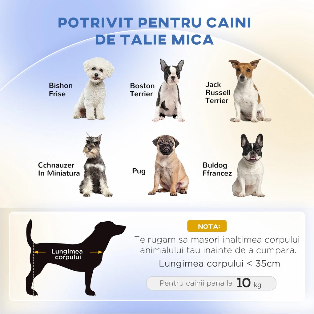 PawHut Canapea Maro pentru Animale cu Pernă Detașabilă și Spumă de Cauciuc, Confort și Suport, 74x48.5x31 cm | Aosom Romania