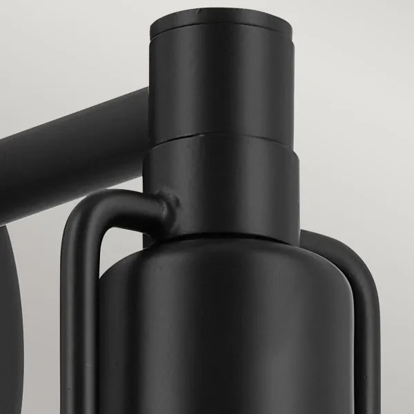 Lampă de perete Kichler KL-NIVA-1W-1P-BK NIVA 1xE27/40W/230V negru