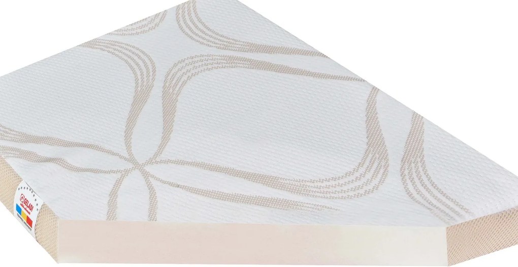 Topper Memory Foam 90×190 cm, fermitate moale, grosime 5 cm