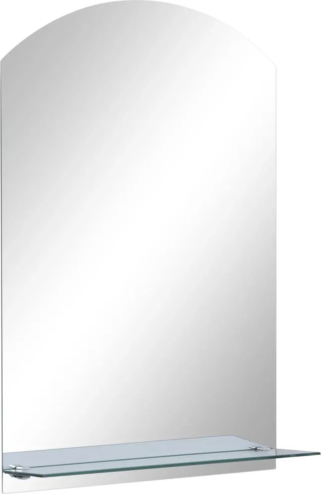 vidaXL Oglindă de perete cu raft, 40 x 60 cm, sticlă securizată