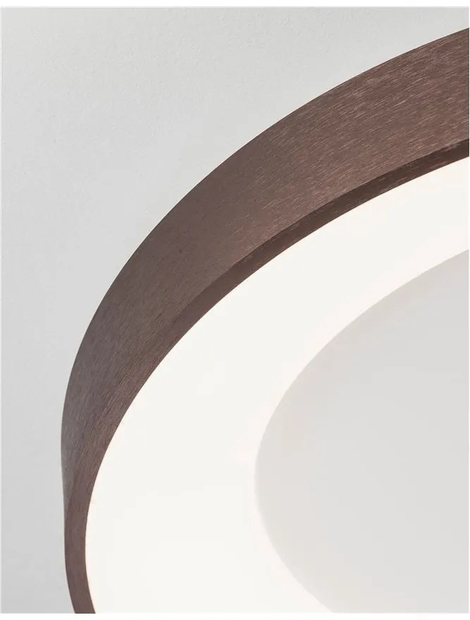 Plafoniera LED 3000K moderna 60cm RANDO THIN maro NVL-9353855