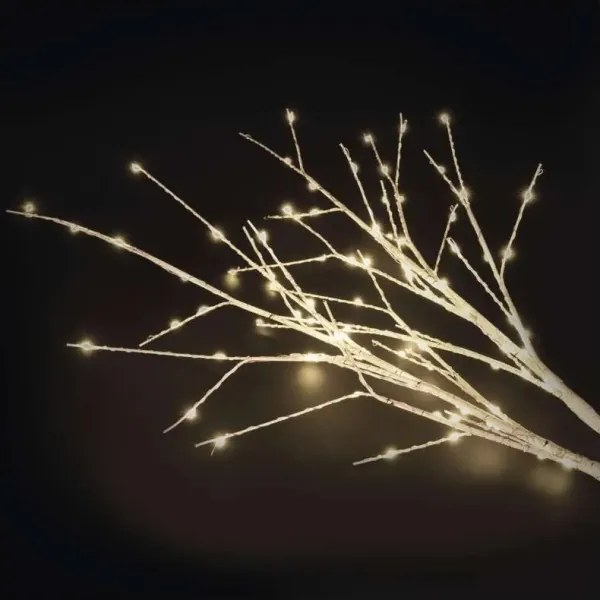 Instalație luminoasă LED de exterior pentru Crăciun 100xLED/3xAA alb cald IP44