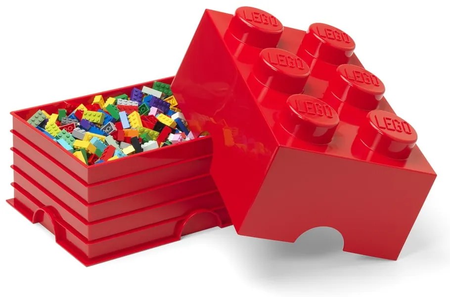 Cutie de depozitare pentru copii din plastic – LEGO®