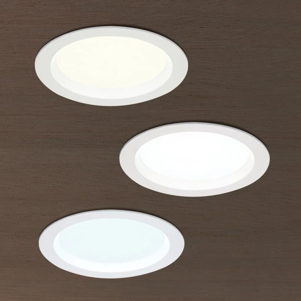 Spot LED incastrabil tavan IP44 OFFICE D-9,5cm alb
