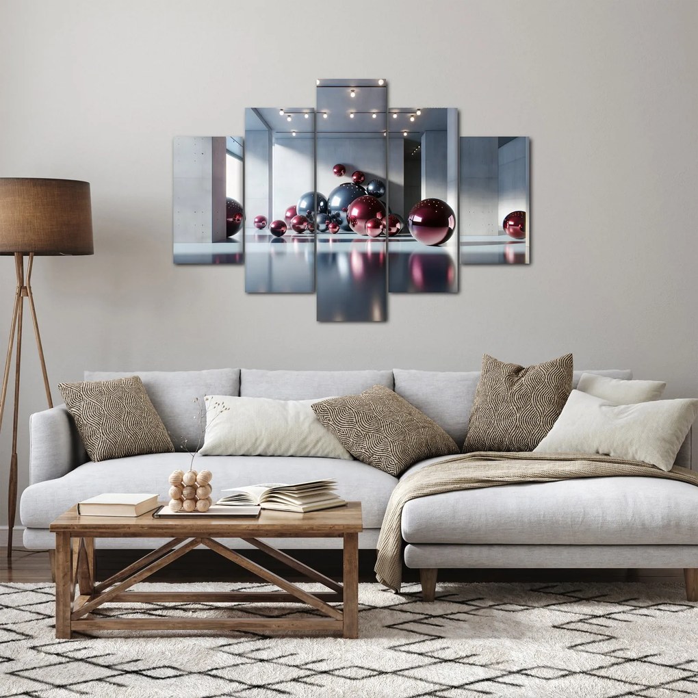Tablou - Spațiu 3D cu bile II. (150x105 cm)