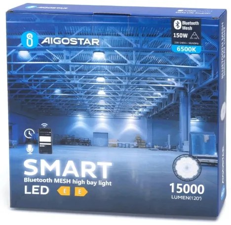 Corp de iluminat LED de exterior Aigostar MESH LED/150W/230V 6500K IP65