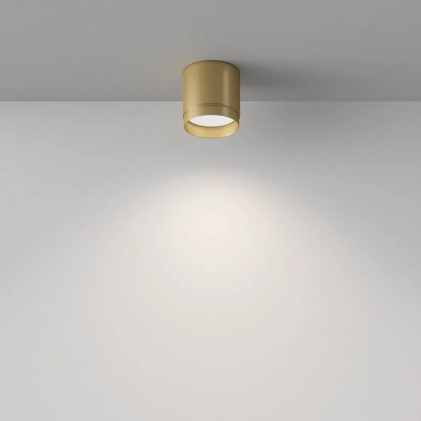Spot aplicat minimalist design tehnic Polar auriu mat
