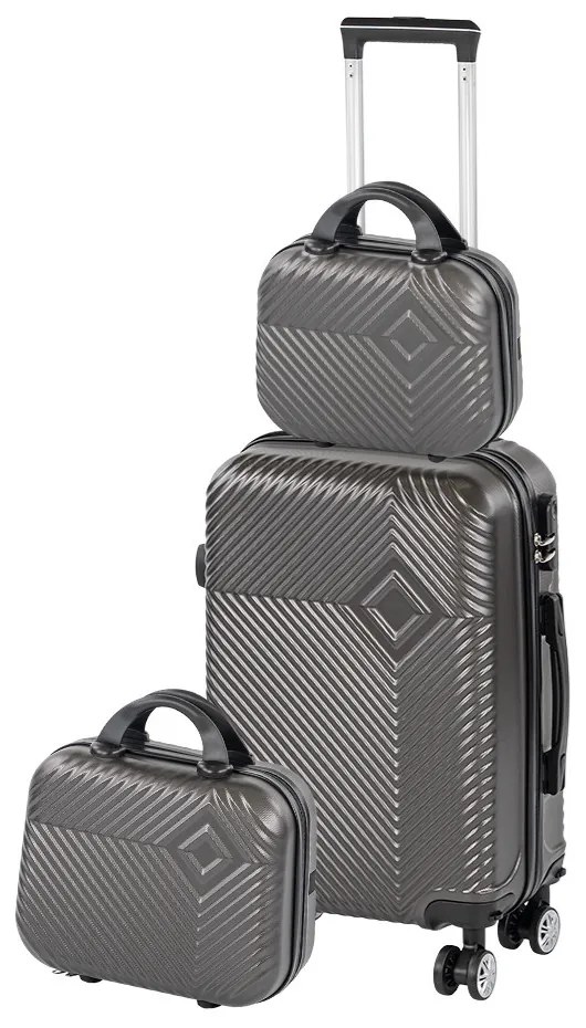 TraveLux Pro XII set valiză rulantă gri