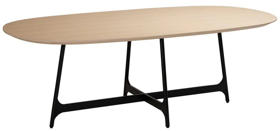 Masă de dining cu blat cu aspect de lemn de stejar 110x220 cm Ooid – DAN-FORM Denmark