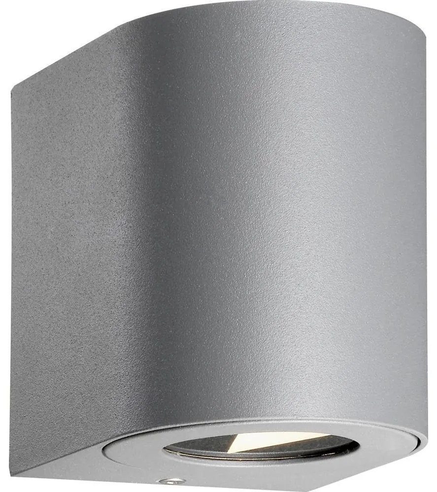 Nordlux - Aplică LED de exterior CANTO 2xLED/5,5W/230V IP44 gri