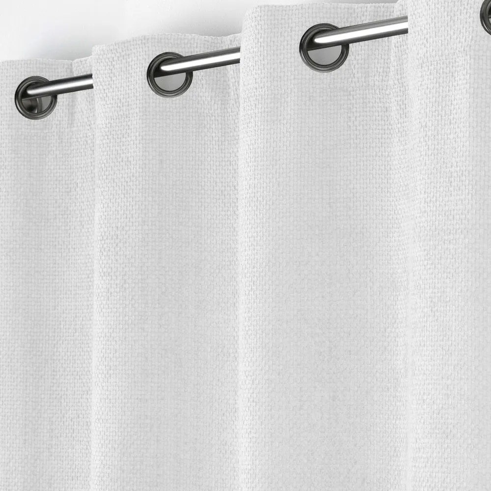 Draperie albă din janilie 140x260 cm Leo – douceur d'intérieur