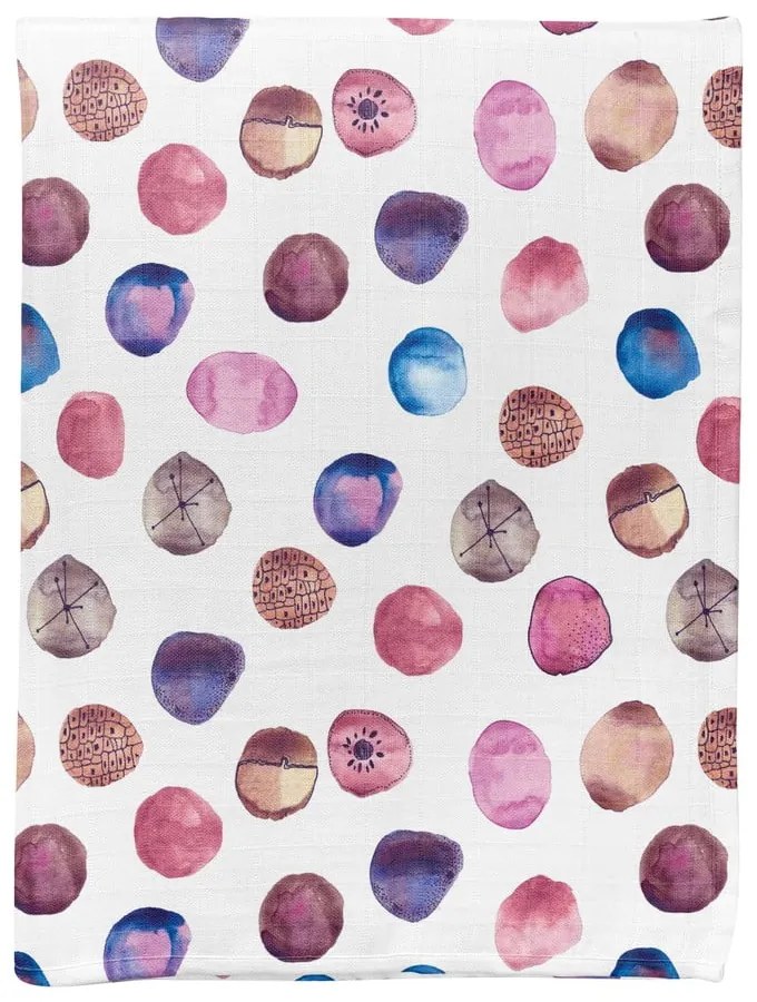 Pătură pentru copii albă din muselină 75x100 cm Shells – Mijolnir