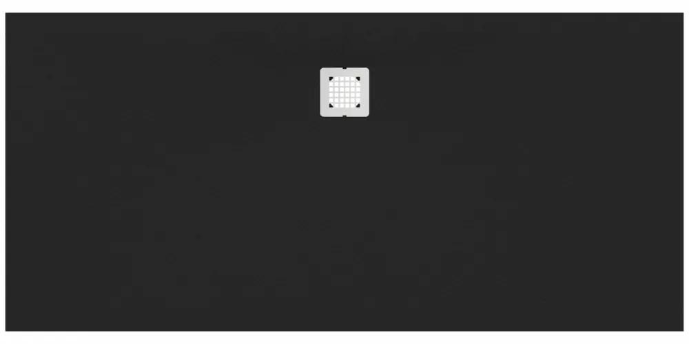 Cadita dus compozit 170x90 cm Ideal Standard Ultra Flat S, negru intens Negru intens, 1700x900 mm