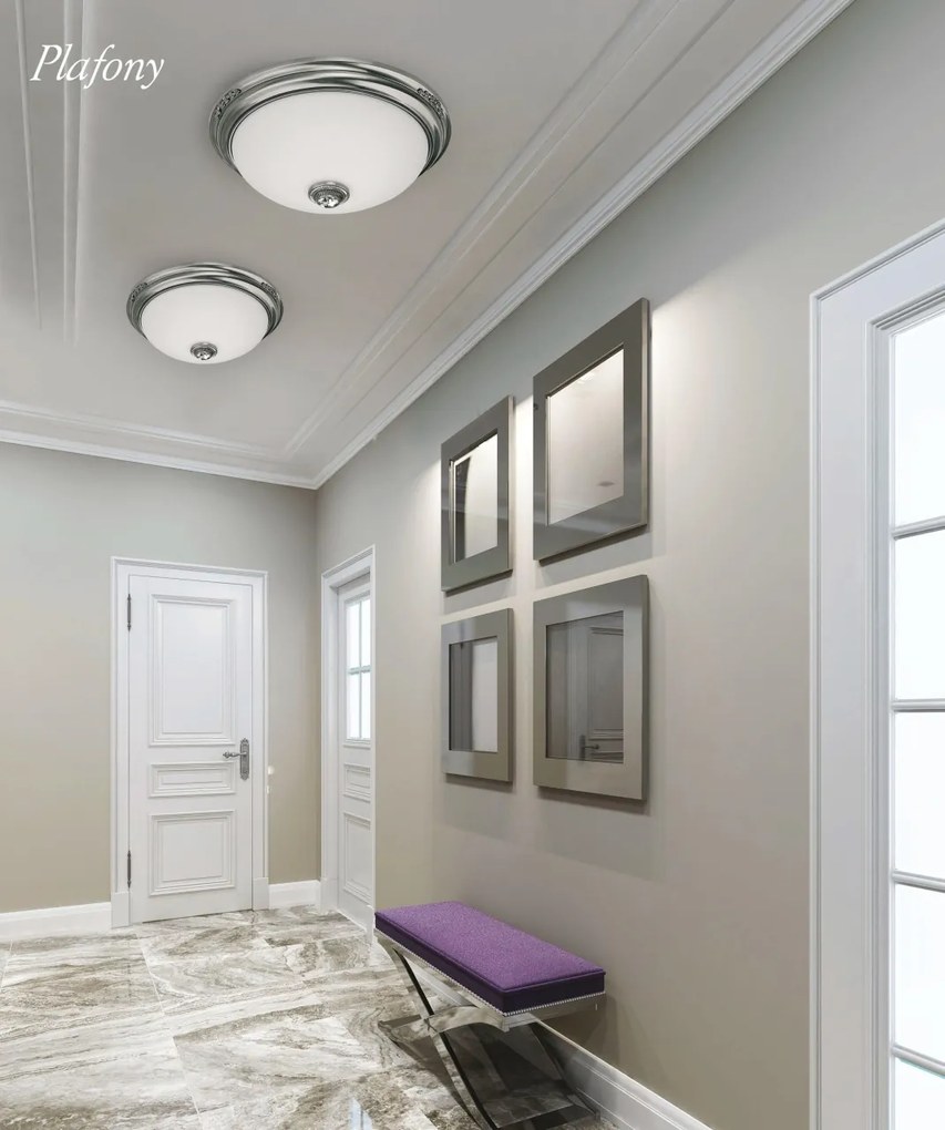 Plafoniera realizata manual decorata cu Cristal Scholer BELLAGIO