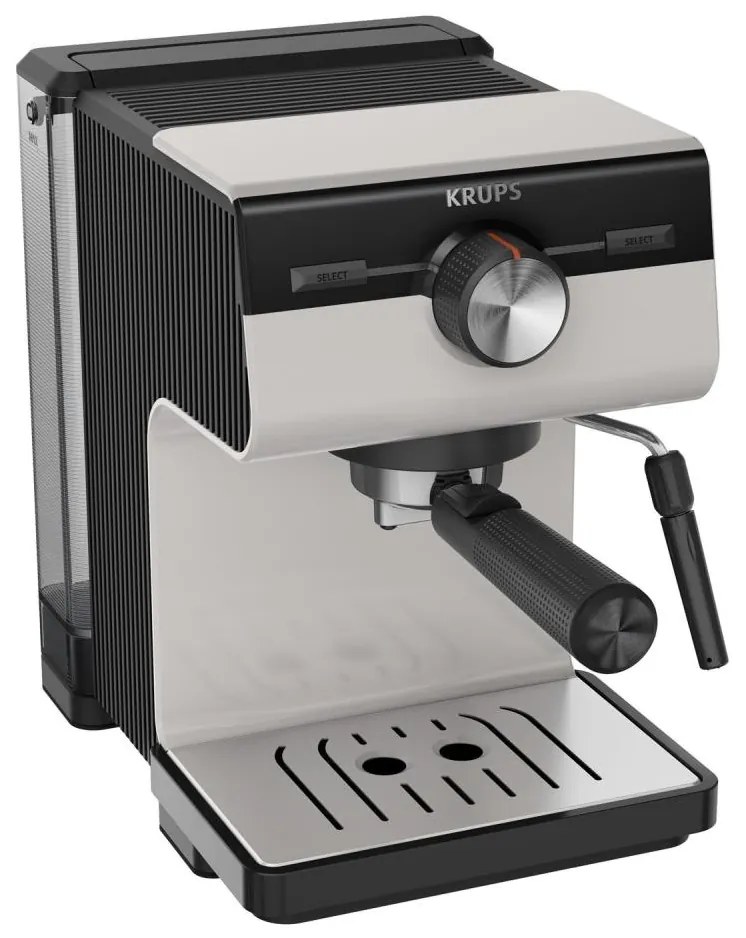 Espressor pentru două cești Krups AUTHENTIC 1450W/230V gri