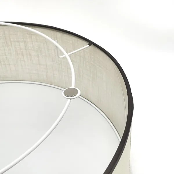 Plafonieră Brilagi BELLADONNA 2xE27/15W/230V d. 40 cm crem/stejar