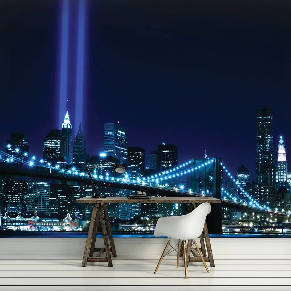 Fototapet - New York Brooklyn Bridge City (152,5x104 cm)