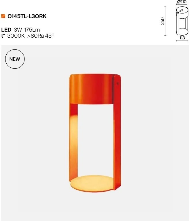 Lampa exterior portabila protectie IP54 Cavo