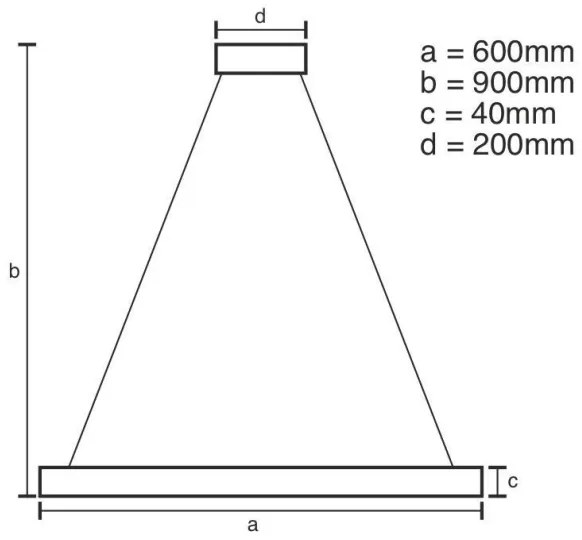 Brilagi CIRCLE - Lustru LED reglabil, suspendat pe cablu, 42W, 230V, 3000-6500K + telecomandă