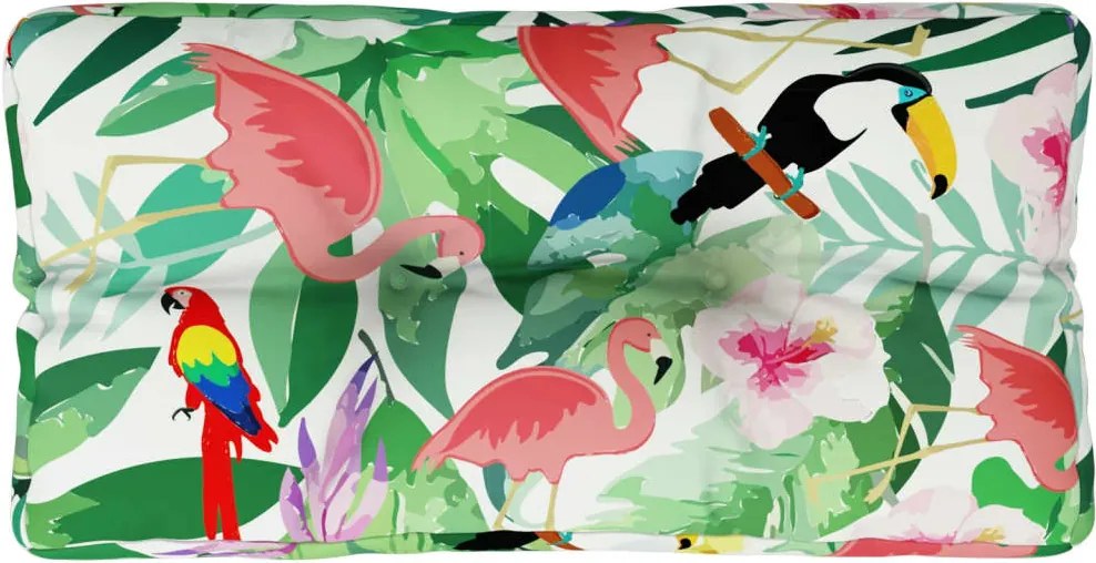 vidaXL Pernă de paleți, multicolor, 80x40x12 cm, textil