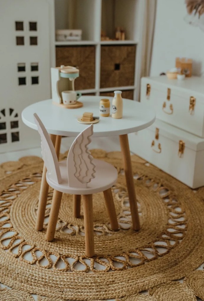 Set masuta cu scaun copii ingeras roz
