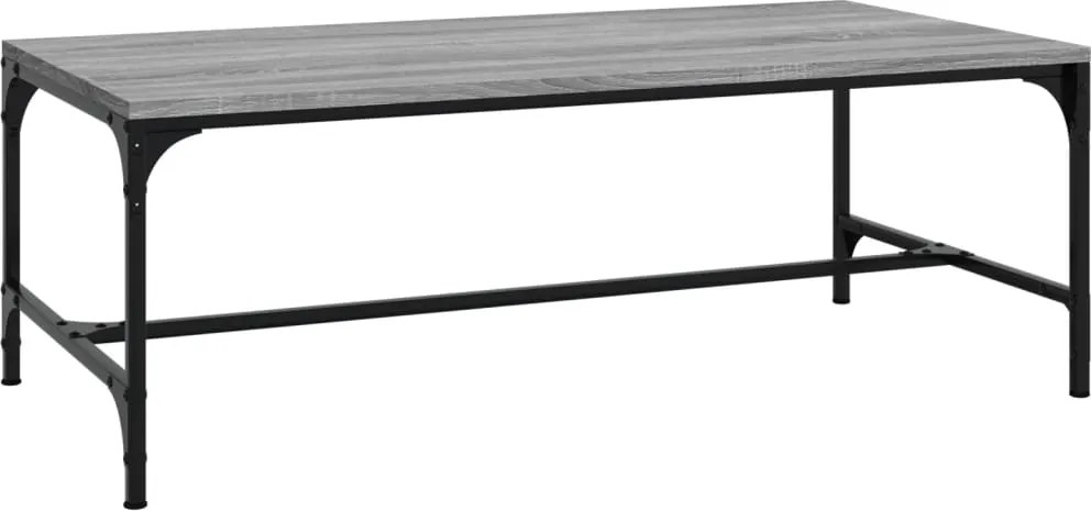 vidaXL Măsuță de cafea, gri sonoma, 80x50x35 cm, lemn prelucrat