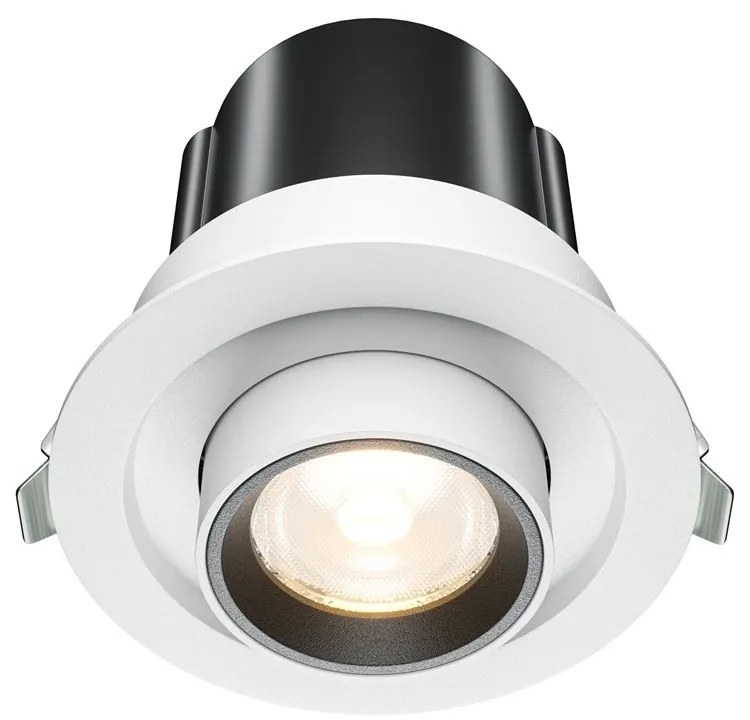 Spot LED incastrabil rotativ retractabil Hidden alb