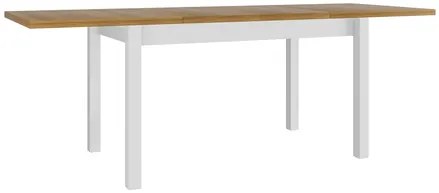 Masă sufragerie extensibilă Wodonas 80 x 140 220 I XL (Stejar grandson + Alb) (pentru 4-10 persoane). 1105414