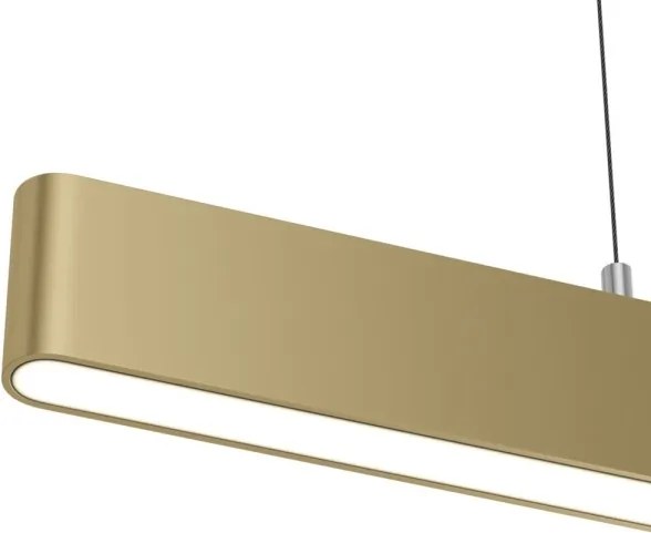 Lustră LED pe cablu Maytoni P010PL-L23G3K STEP LED/23W/230V 3000K 91 cm auriu