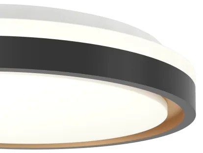 Eglo 300684-LED Plafonieră dimabilă LED RGBW MALERAMARA-Z LED/14W/230V negru/auriu + telecomandă