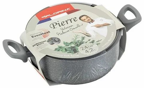 Florina Oală din aluminiu cu capac de MateuszGessler, 24 cm, 4,2 l, diam. 24 cm