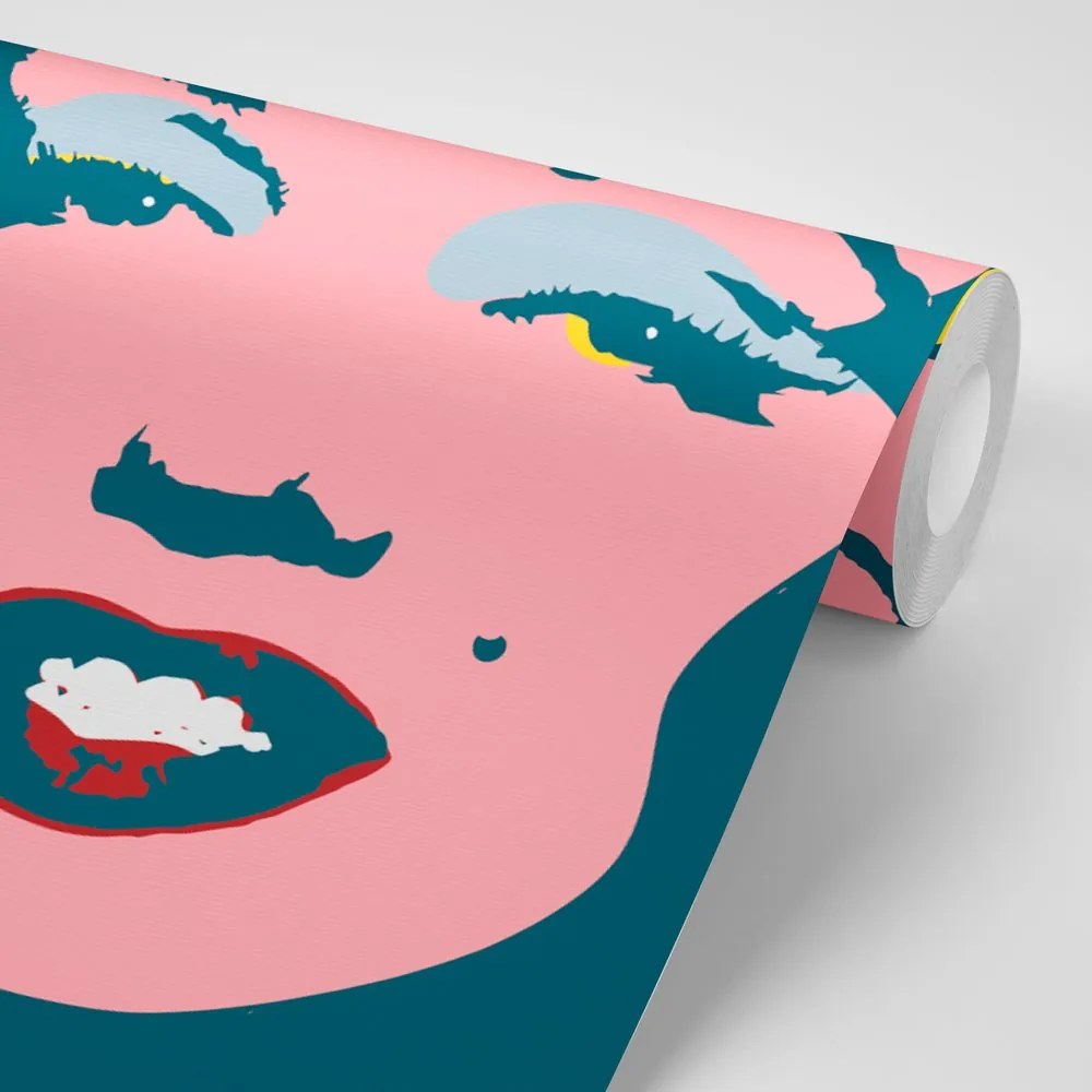 Tapet autoadeziv Marilyn Monroe în design pop art
