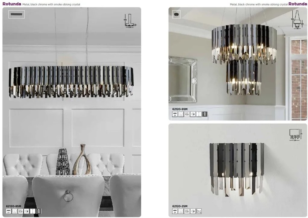 Aplica de perete eleganta stil glamour Rotunda