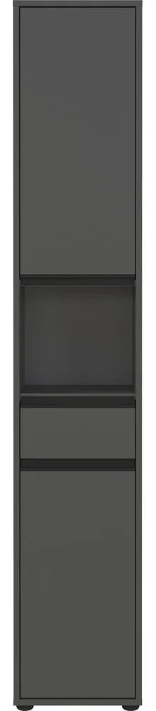 Dulap de baie gri antracit înalt/îngust 33x181 cm Lemont – Germania