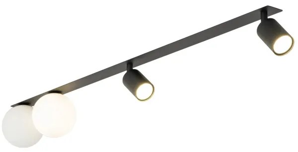 Spot încastrat VOX 2xG9/8W/230V + 2xGU10/10W negru