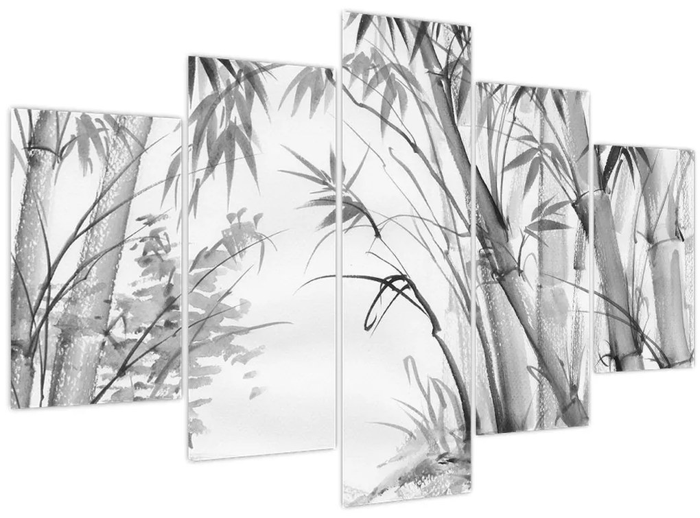 Tablou - Pădure de bambus (150x105 cm)