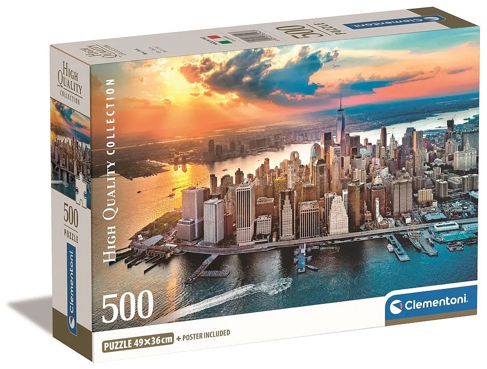 Orașe Sunset Puzzle New York 500 piese Clementoni