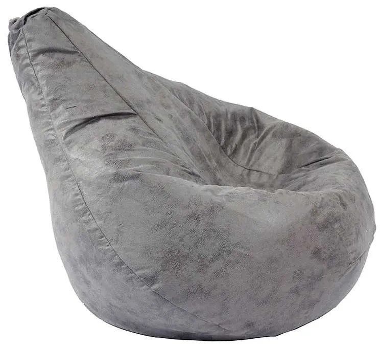 Fotoliu puf copii, Nirvana Light Pufrelax, Material Textil - Moon Grey