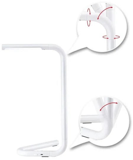 Paulmann 95423 - Lampă de birou LED 4,5W cu touch, dimabilă, FLEXLINK 5V/USB alb