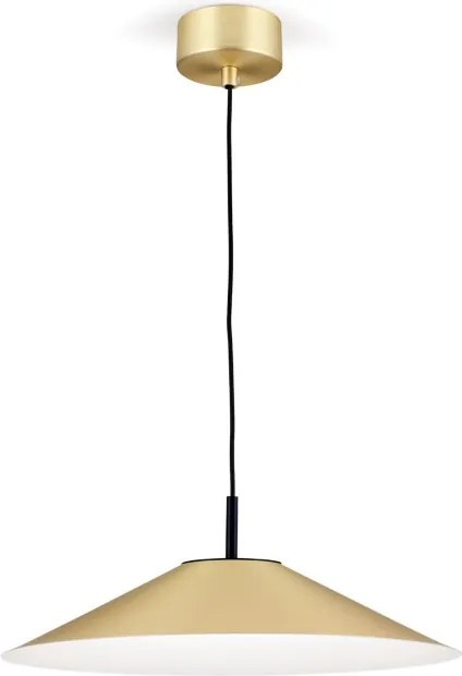 Lustra LED diamabila, Pendul metalic GOURMET Brushed Brass