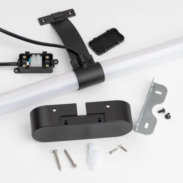 Brilagi - Corp de iluminat LED pentru oglindă de baie TUBEO, 8W, 230V, 60 cm, IP44, negru