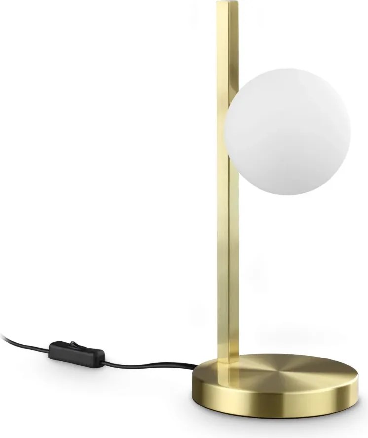 Veioza/Lampa de masa stil minimalist BINOMIO TL1 OTTONE