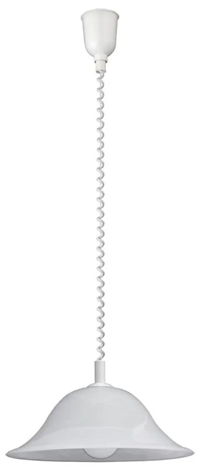 Rabalux 3904 - Lustră reglabilă ALABASTRO 1xE27/60W/230V sticlă de alabastru