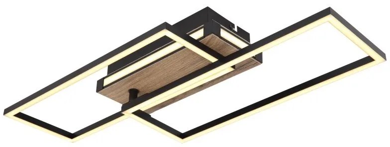 Plafoniera LED design indistrial Colli negru