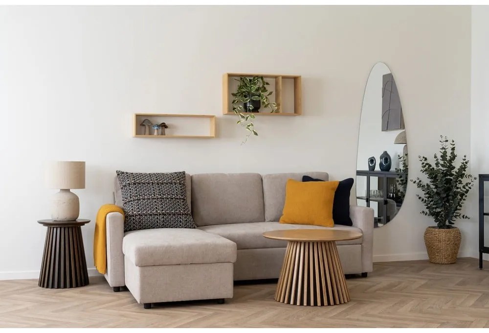 Raft în culoare naturală etajat din bambus 70 cm Ember – House Nordic