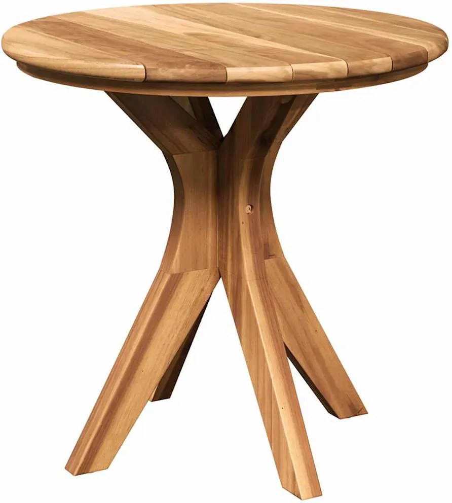 vidaXL Masă laterală Maro 55 x 55 x 51 cm Lemn solid de tec